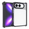 Fingerprint Resistant Slim Case Magnetic Foldable for iPhoneDuo, Full Hinge Protection, Rotating Ergonomic Stand Phone Kickstand, Drop Anti-Yellow
