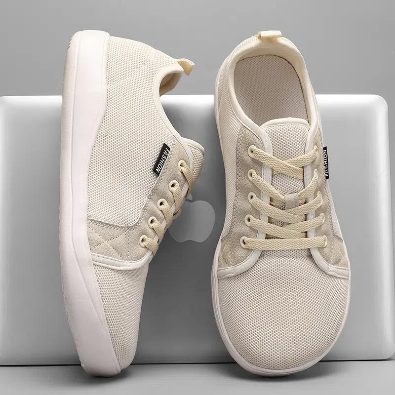 Высококачественная мужская обувь и спортивная обувь Широкий носок Босоножки Повседневная Широкая колодка Модная Канвас Черные Кеды на плоской подошве