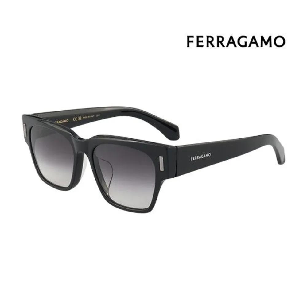 Salvatore Ferragamo Солнцезащитные очки SF2020SLB 001 Квадратные Роговая оправа Защита от УФ Женские Мужские