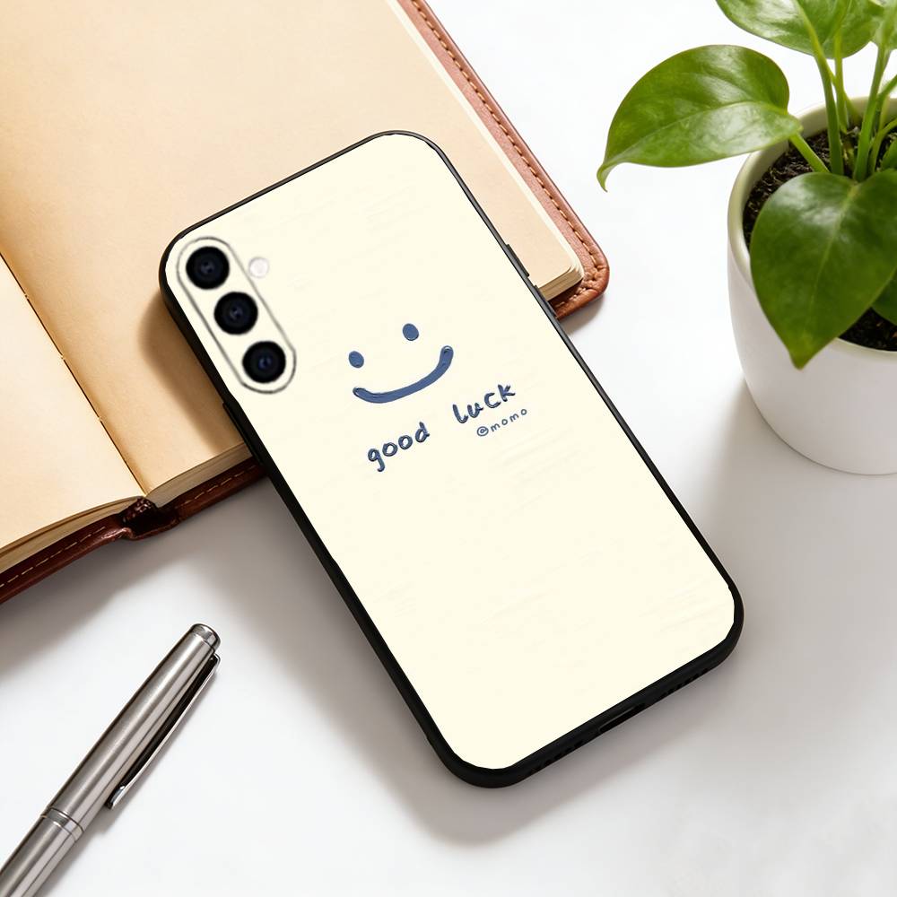 Минималистичный чехол для телефона Черный силикон Мягкий Для Samsung Galaxy A73,A72,A71,A70,A53,A52,A51