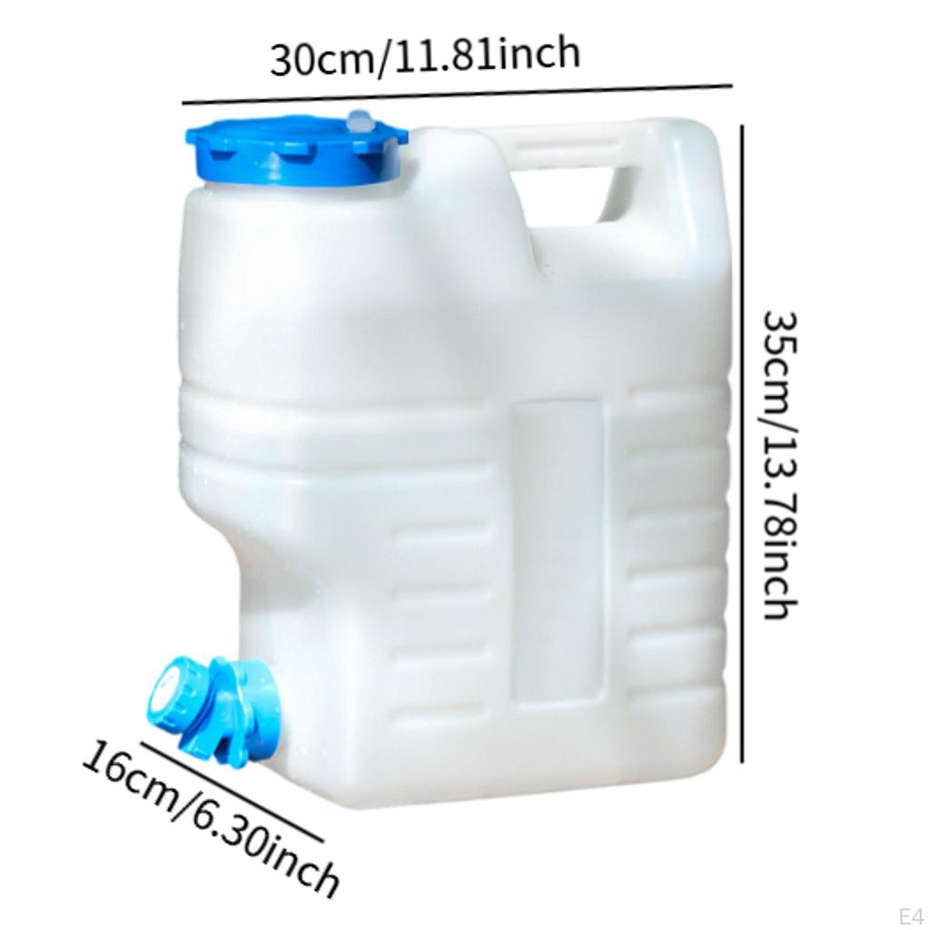 Кемпинговый контейнер для воды бочка с краном пищевой без протечек ручка бак для хранения