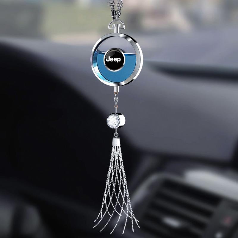 Cup Holders Car Perfume Aromatherapy Pendant Diffuser Auto Accessories For Jeep Grand Cherokee Wrangler JK Gladiator Compass Ren