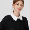 Business Formal White Laple False Collar for Women Vintage Detachable Lapel Blouse Tops Fake Collars Women Kraagje Nep