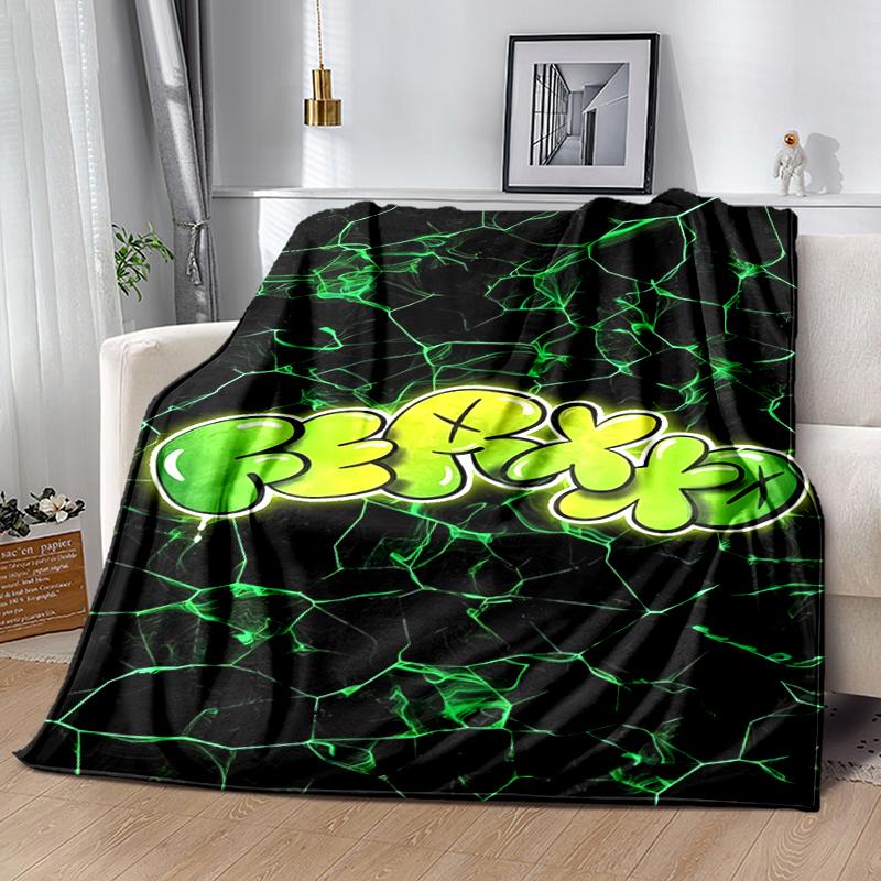 1pc Blanket Feid1 Print Design, Lightweight Blanket for Sofa, Bed- Soft &Warm, Gift for All Seasons like Christmas, Halloween
