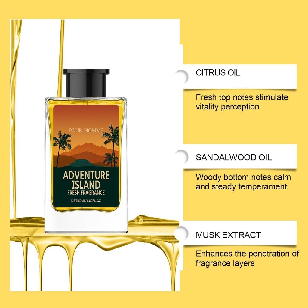 Sandalwood Charm Perfume Enhances Appeal And Leaves A Long-lasting Scent, 50ml