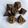 Многогранные игральные кости для TRPG DND RPG D20 D12 D10 D8 D6 D4 настольные игральные кости двухцветные развлекательные настольные игровые кости набор из 7 шт./лот