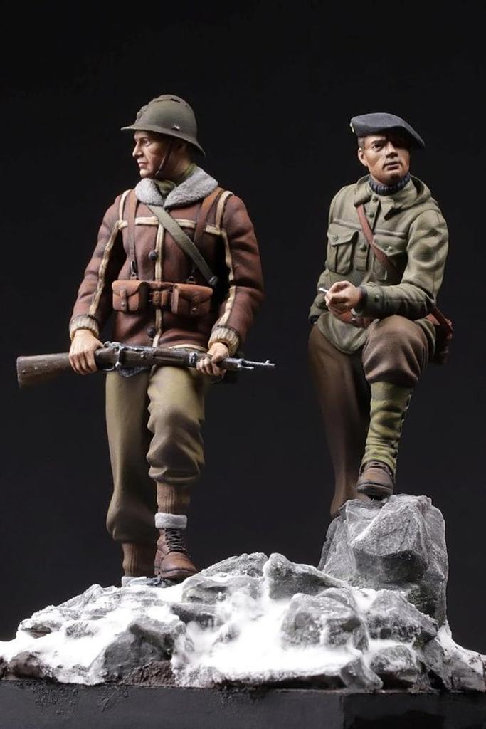 Набор из смолы «Битва за Нарвик» 1940 года, французский солдат TBO35213 1/35