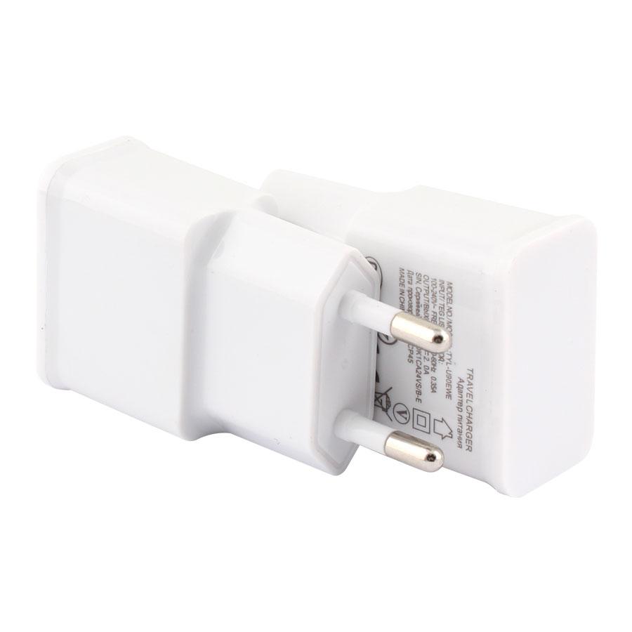 2 порта USB зарядное устройство для мобильного телефона 5 В/2 А ЕС вилка быстрая зарядка настенный адаптер для путешествий портативный быстрая зарядка черный/белый для iPhone
