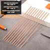 20/50 Pcs Silver Phosphor Copper Brazing Rod Flat Welding Stick BCuP-5 Brazing Rod Flat Welding Stick for Copper Repair Tools