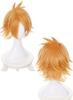 Eileen My Hero Academia Kaminari Denki Wig, Heat-Resistant, Disguise Wig, Anime Wig, School Festival Wig, Includes Net