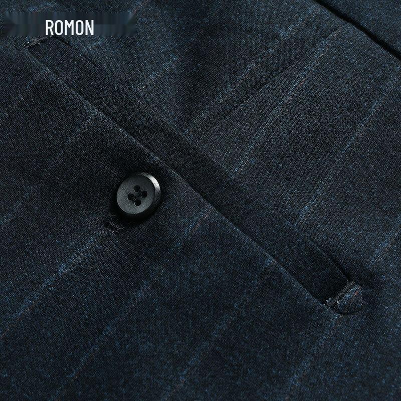 ROMON Мужской приталенный эластичный костюм