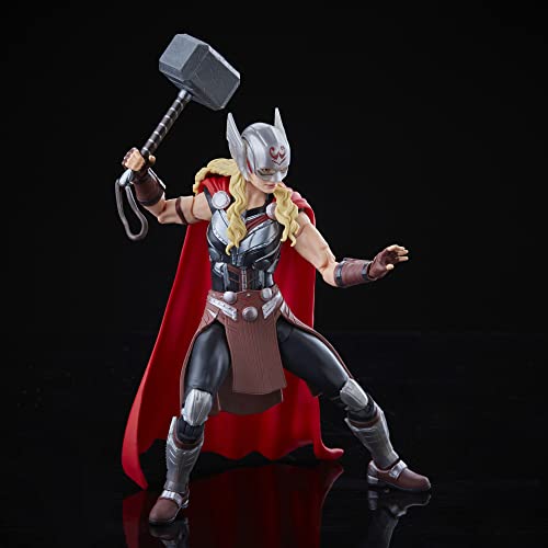 Hasbro Marvel Legends Series Тор: Любовь и гром Могучий Тор F1060 Оригинальный 6-дюймовый (15см) Фигурка с 4 аксессуарами и деталью для сборки фигурки