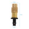 5pcs Adjustable Brass Misting Spray Nozzle Atomizing Sprinkler For Garden Watering Irrigation
