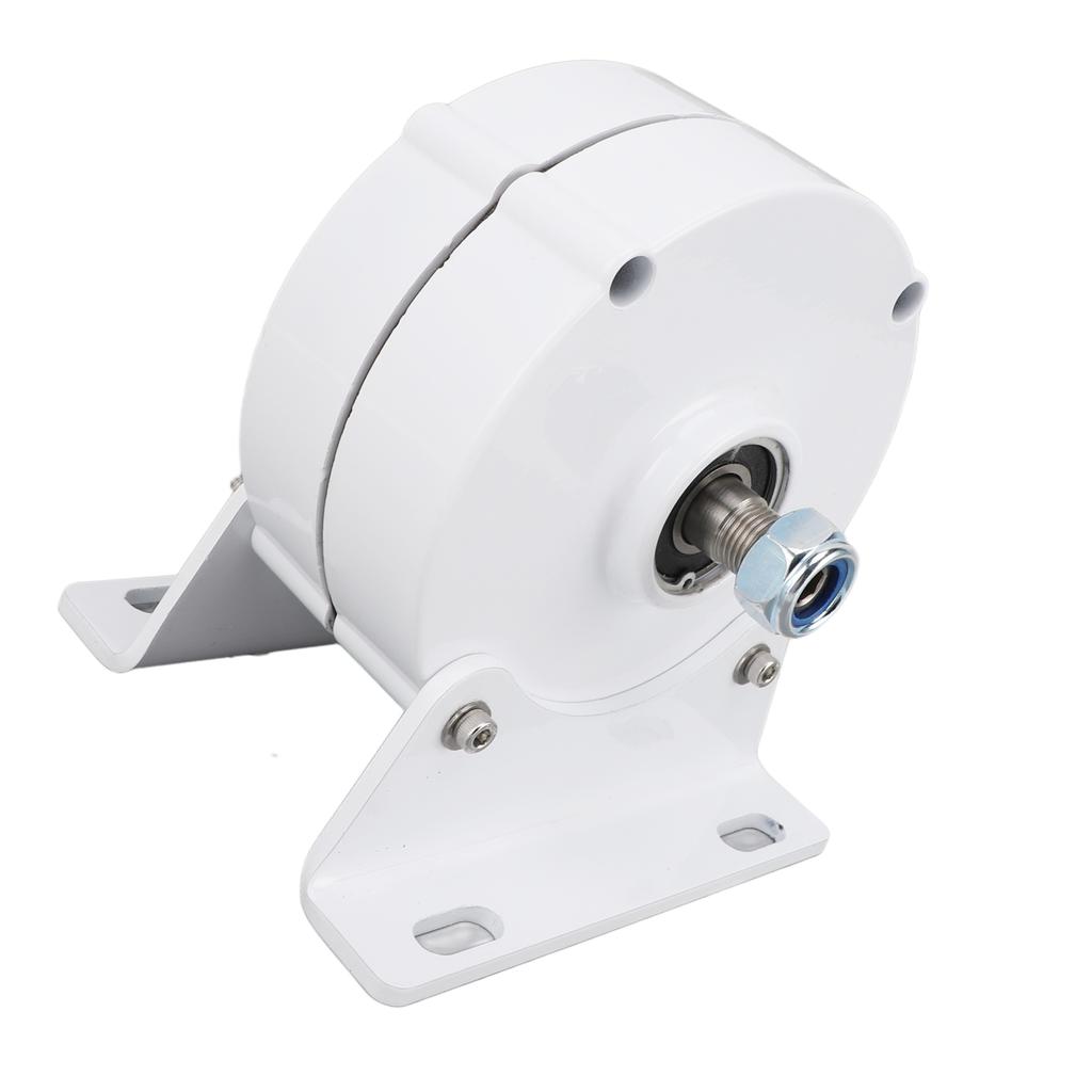 Permanent Magnet Generator Dual Shaft 24V 3 Phase Synchronous Generator Alternator with Base for