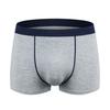 Men Boxer Underwear Mid-rise Breathable Smooth Wiring Perfect Fit Shorts Panties Patchwork