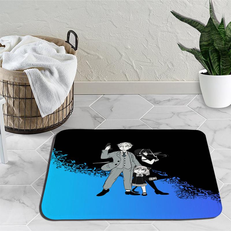 Семейный прикроватный коврик Spy X Anya Forger, дверной ковер Loid Yor Forger, мультяшный напольный коврик для гостиной, тапис, украшение, гобелен