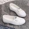 Old Beijing Cloth Shoes Women's Canvas Small White Shoes Shallow Mouth Student Skate Shoes Pregnant Women's Casual Mom's Shoes