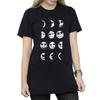 Disney Womens/Ladies Nightmare Before Christmas Jack Moon Cotton Boyfriend T-Shirt