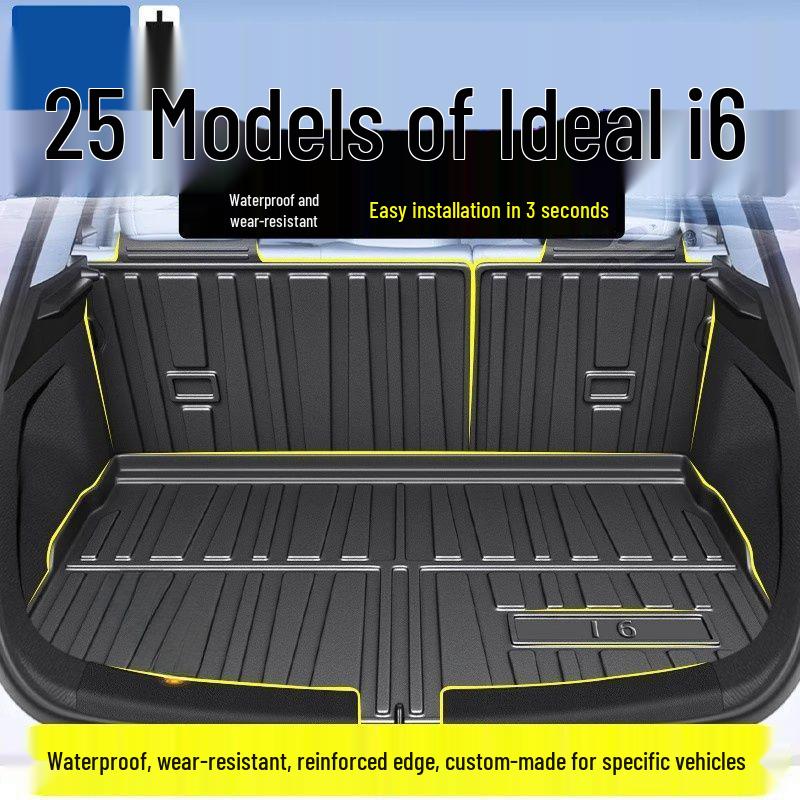 Ideal i6 TPE Trunk and Tail Box Mat - Odor-Free and Custom Fit