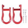 Pair of Red Tow Hook Ring 84192871 Steel Alloy Replacment Fit for Chevrolet Silverado 1500