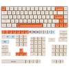 XDA Profile Keycap Set 142 Keys Retro Plastic Theme Keycaps for CherryMx Gaming Keyboard 60% 65% 100%