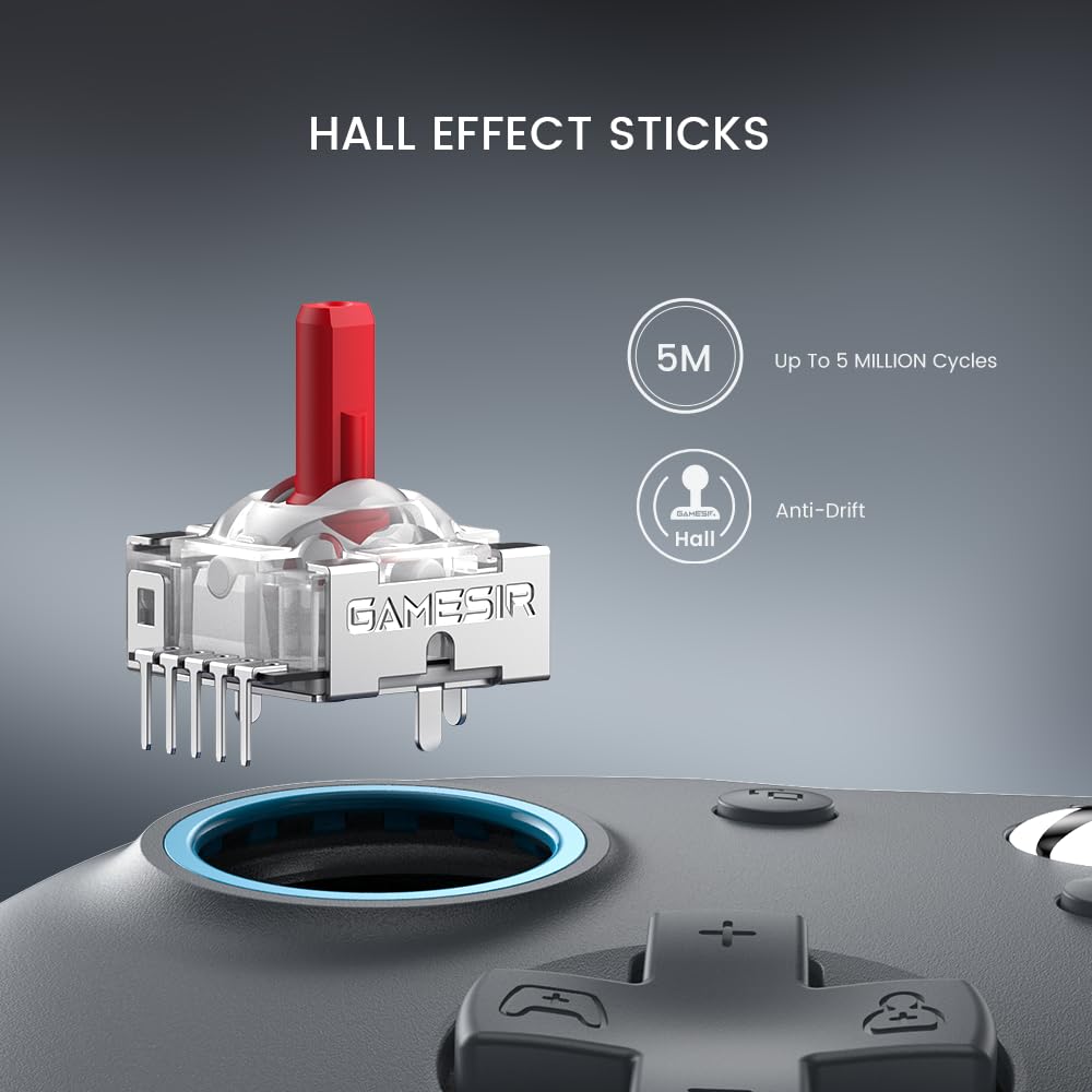 GameSir G7 SE Wired Controller for Xbox One, Xbox Series X|S, and PC, Gamepad with Hall Effect Joystick and 3.5mm Audio Jack