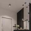 Lampa Wisząca Quad 1 Gu10 Szary Alu Sollux Sl.0061