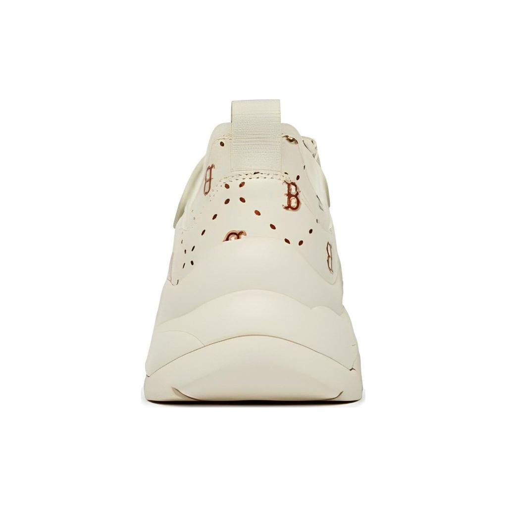 MLB Chunky Mask EVA Street Style Logo Non-Slip Durable Breathable Sports Sandals Unisex sandals Beige 3ASDCMM33-43CRS
