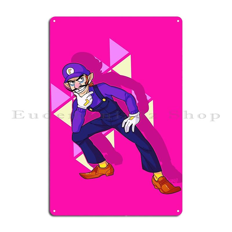 Особняк Луиджи: Невилл Портрет Металлические Знаки Настенная Роспись Дизайн Кухни Настенный Декор Жестяная табличка Постеры