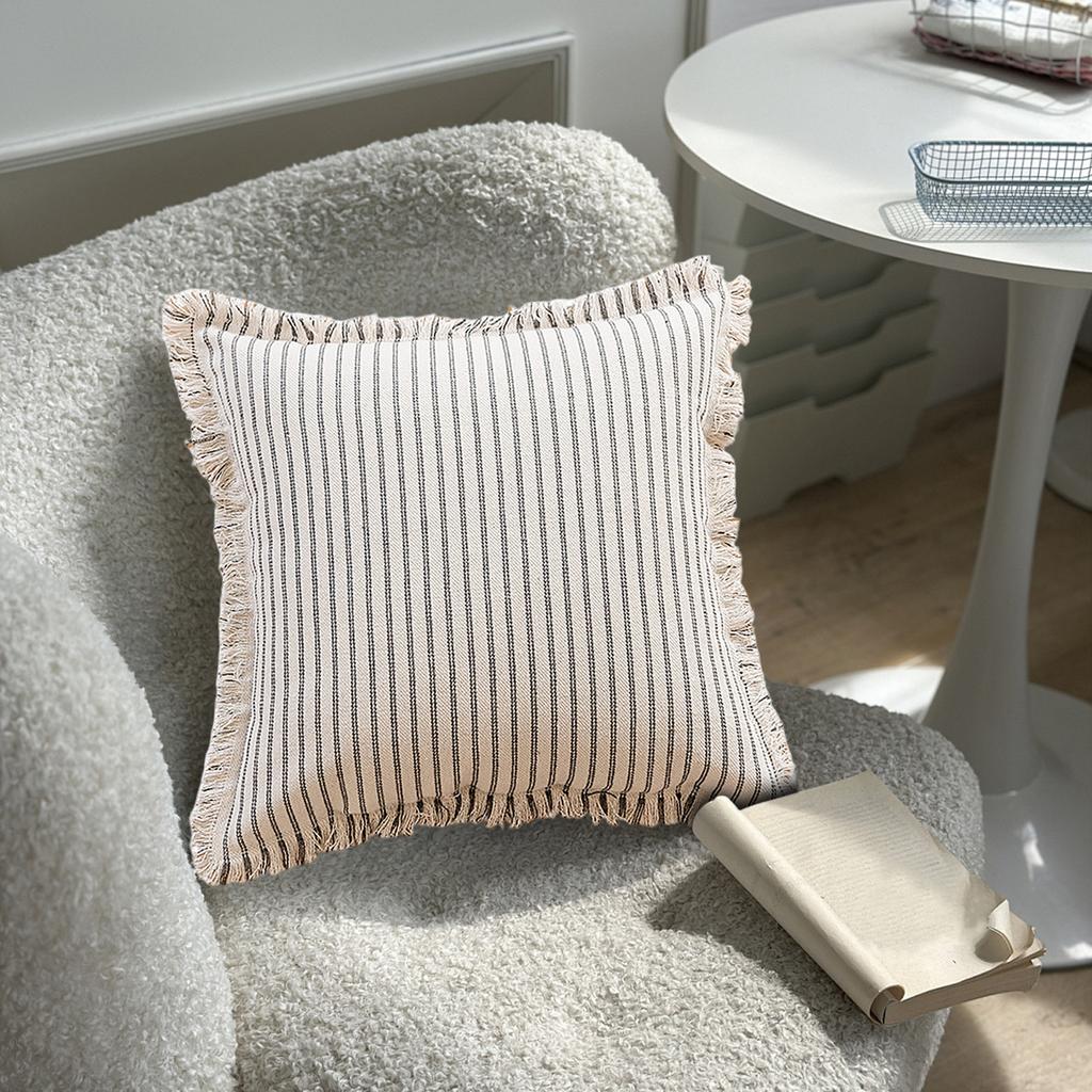 Double Sided Striped Decorative Pillowcase (pillow Core Not Included)