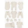 Natural 12 Piece Hospital Discharge Set Organic Cotton Unisex