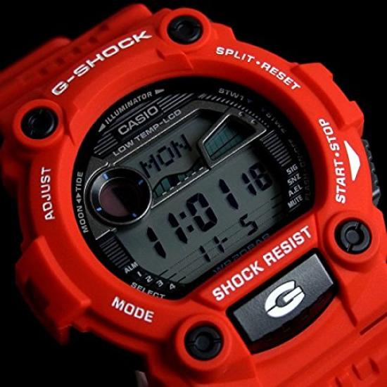 G-SHOCK Big Case Resin Band Watch G7900-3 G7900A-4 Red