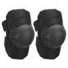 Children's Black Knee Pads Adjustable Protective Knee Cushion Pads Plastic Knee Guards