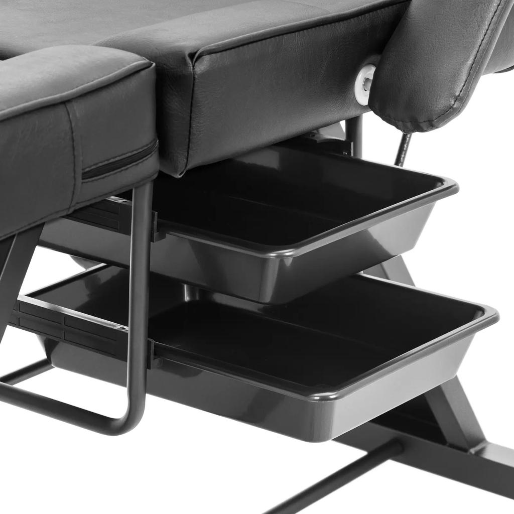 Cosmetic chair for tattoo massage treatments 200 kg IMOLA black