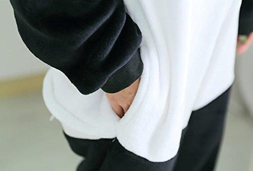 Костюм кигуруми панды для взрослых, пижама для косплея, унисекс (M)