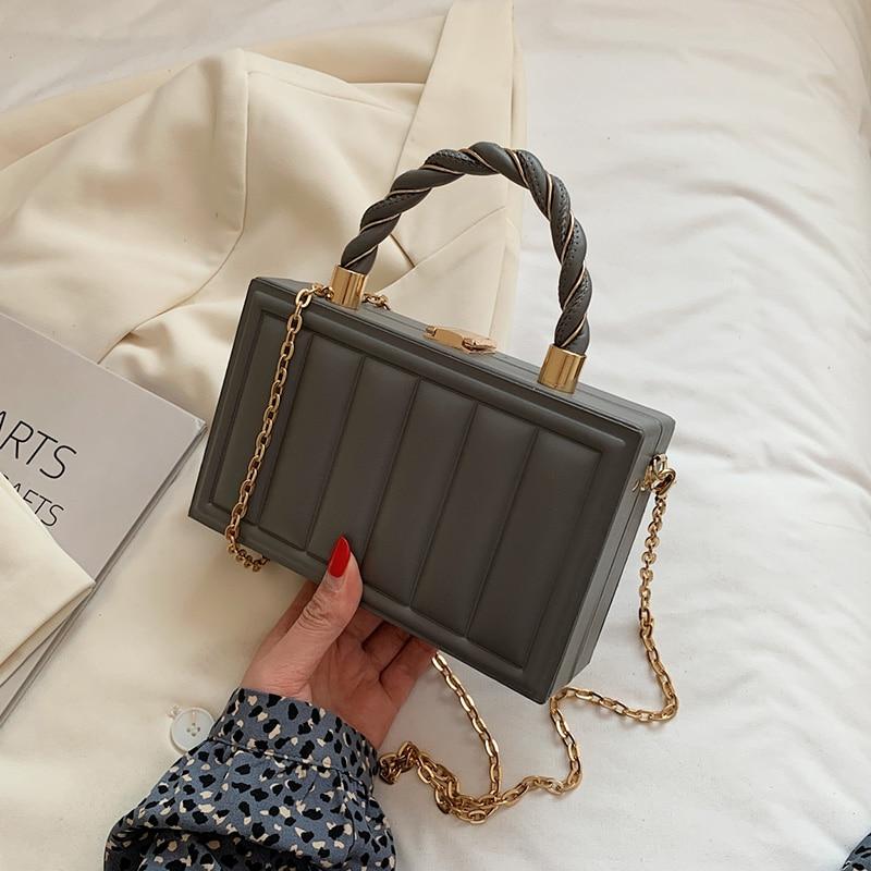 Роскошная женская маленькая сумка через плечо с цепочкой, брендовая женская белая розовая сумка и кошельки, клатч, вечерняя сумка, мини-чемодан