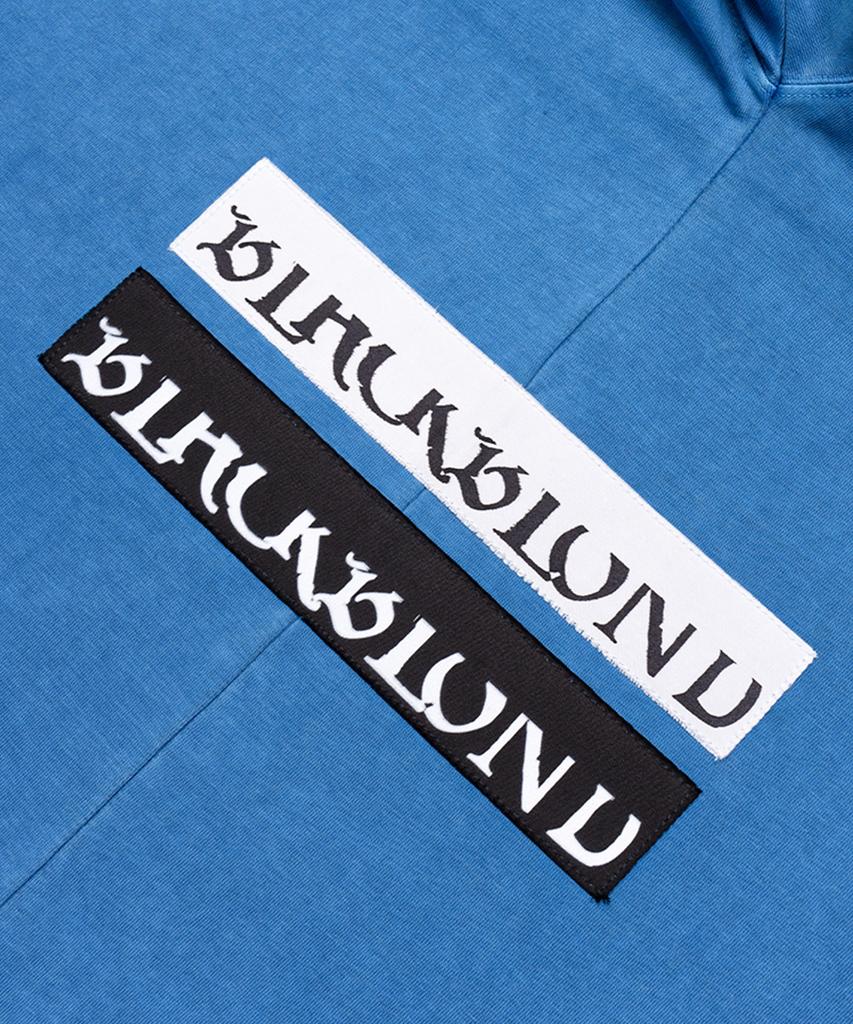 BLACKBLOND Vividi Хаос Патч Пигмент Лонгслив (Ocean Blue)