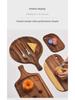Acacia Wood Multipurpose Board: Bread, Baby Food, Fruit, Sushi, Pizza, Steak, and Cooked Foods