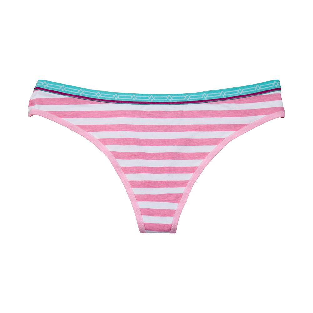 Women G-String Cotton Comfortable Thong Panties Sexy Striped Low Waist Briefs Set 6 Pcs/lot