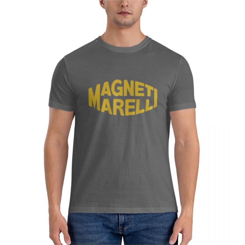 Unisex Tshirt Magneti Marelli Classic Tshirt Unisexs T Shirts Pack Customized T Shirts Boys White T Shirts Summer Male Teeshirt