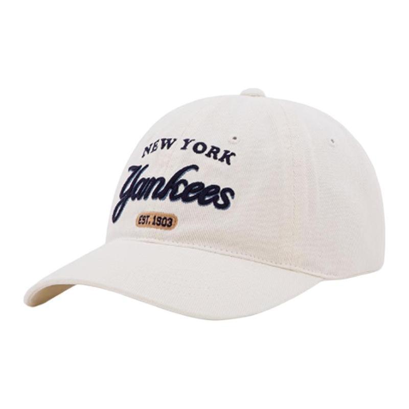 MLB Хлопковые бейсболки унисекс с оригинальным дизайном, белые, модные, 3ACPD035N-50CRS