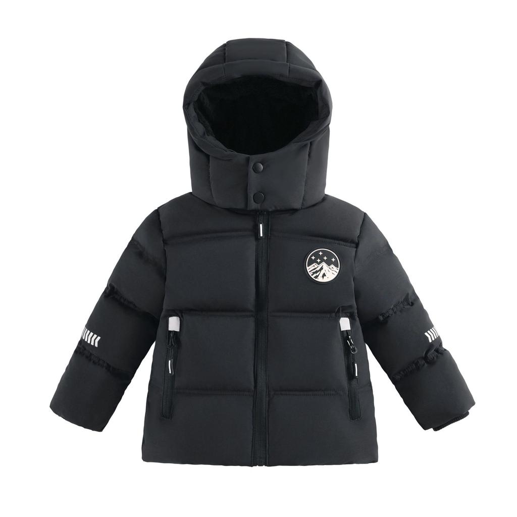 Children Cotton Jacket Boys New Winter Coat Boy Short Thick Heavy Hooded Overcoats