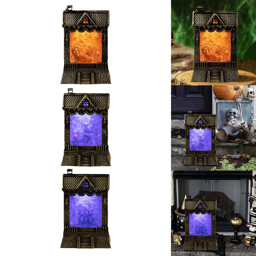 Хэллоуин Фонарь Свет Домик Форма Освещение для Крыльца Праздник Костюмированная Вечеринка