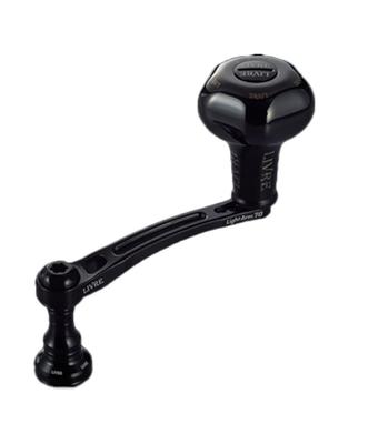 LIVRE 11733 LightArm 70 Серия B с ручкой PT35B для катушки Daiwa DS Леворукая, Полностью черная, LA70-KB35DL