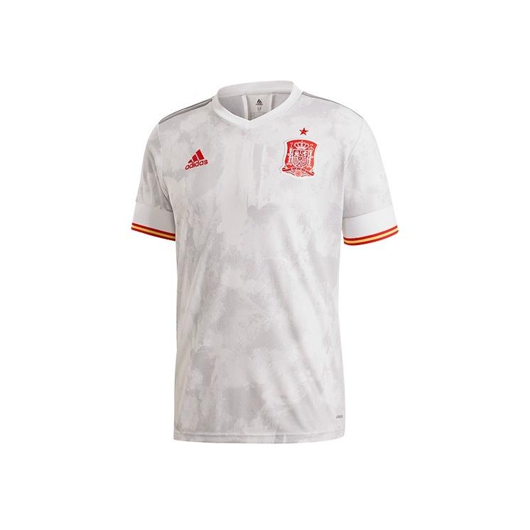adidas Мужская выездная футболка Испании 2021 Белый/Светлый Оникс EH6514