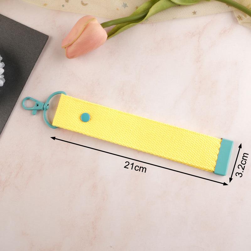 New Fashion Cotton Keychain Lanyard Car Keys Canvas Strap Keyring Schoolbag Backpack Pendent Key Chain Wrist Straps