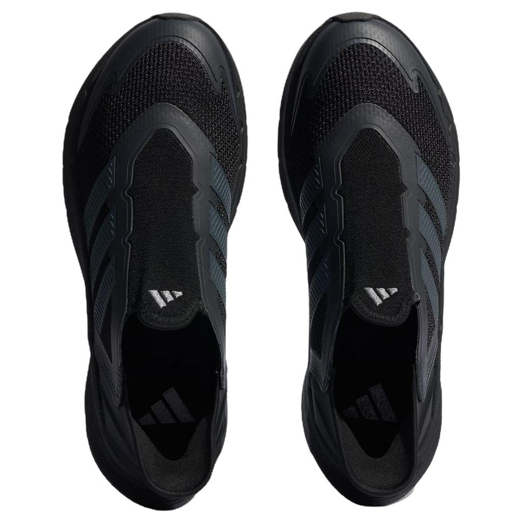 Adidas Нескользящие Износостойкие Кроссовки с Низким Верхом для Бега Унисекс Черно-Серые Кроссовки JQ7580