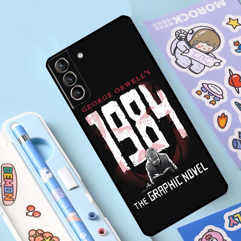 Чехол 1984 года с Джорджем Оруэллом для Samsung Galaxy S23 S21 FE S20 FE S22 Plus Note 20 Ultra Note 10 S8 S9 S10 Plus