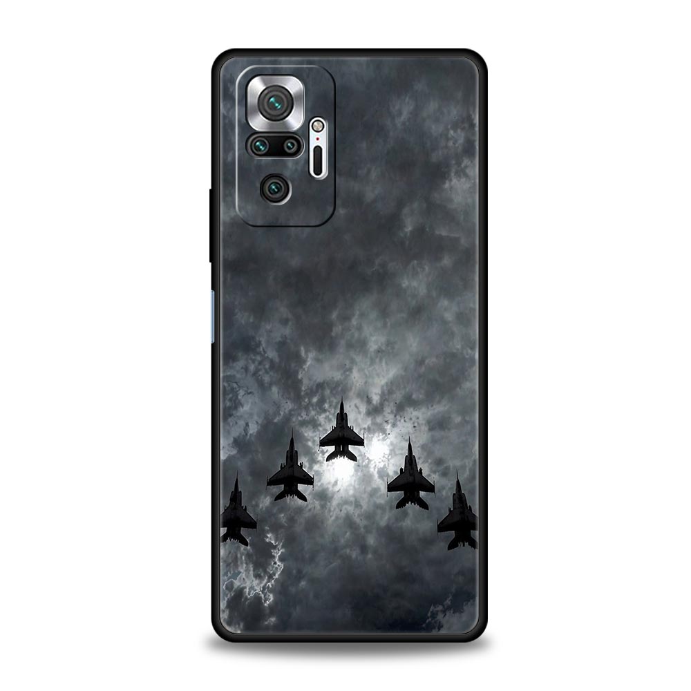 Крутой чехол для телефона с изображением самолета для Xiaomi Redmi Note 14 13 12 5G 11 10 Pro Plus 4G 9S 9 14C 13C 12C 10C 9C 9A, мягкий чехол из ТПУ