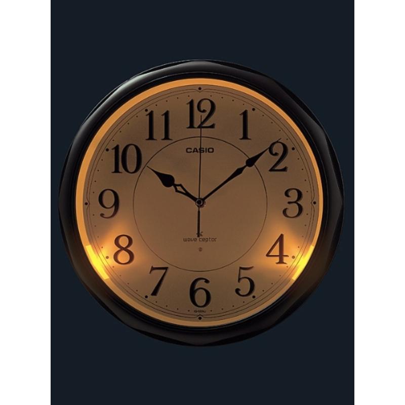 Casio Настенные часы [волноприемник] тёмно-коричневые IQ1051NJ5JF [с функцией автоматического радиоприёма]